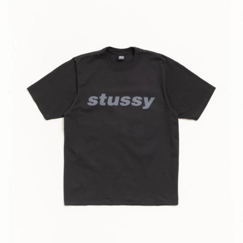 Изображение Футболка Stussy Shark Pigment Dyed 'Faded Black'