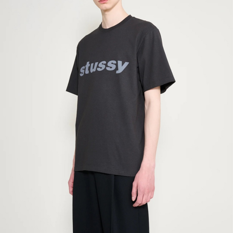 Изображение Футболка Stussy Shark Pigment Dyed 'Faded Black'