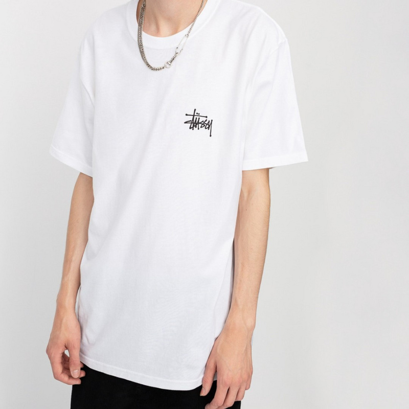 Изображение Футболка Stussy Basic 'White'