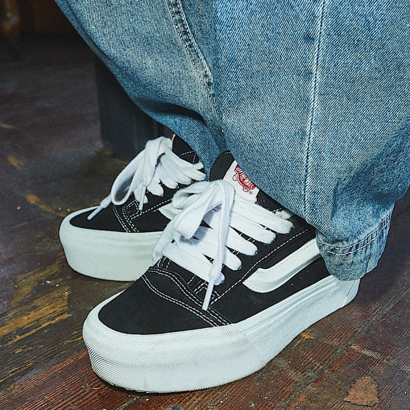 Изображение Vans Knu Stack 'Black White'