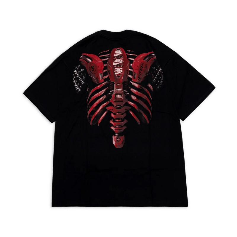 Изображение Футболка Nike Sportswear Anatomy of Air 'Black Red'