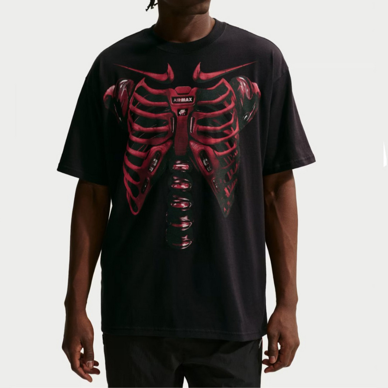 Изображение Футболка Nike Sportswear Anatomy of Air 'Black Red'