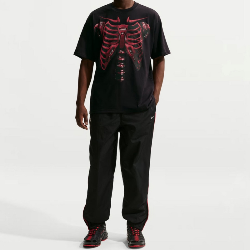 Изображение Футболка Nike Sportswear Anatomy of Air 'Black Red'
