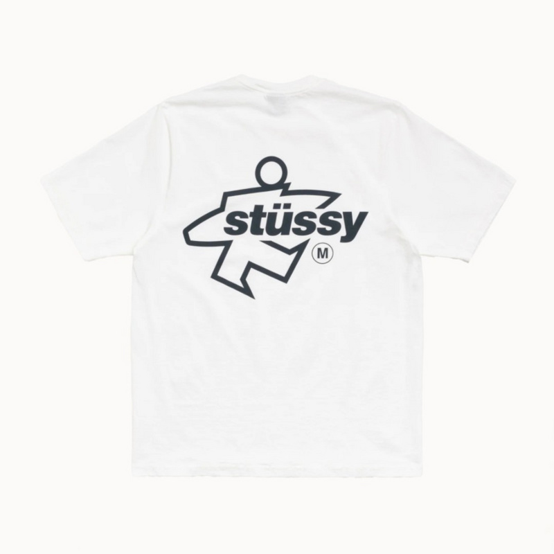 Изображение Футболка Stussy Surf Size Tee Pigment Dyed 'White'