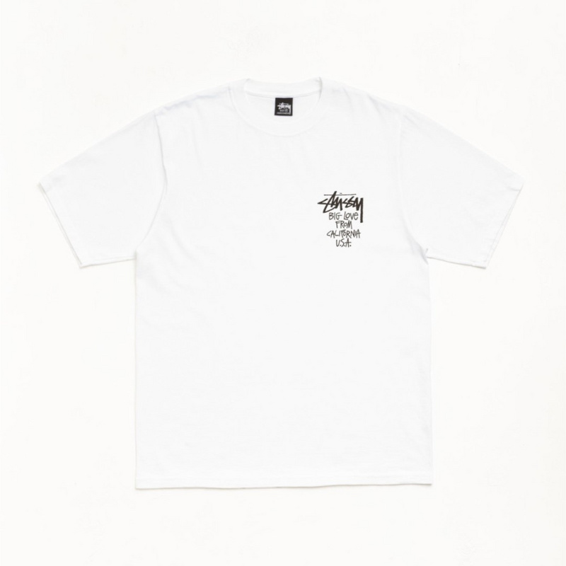 Изображение Футболка Stussy Big Love Tee 'White'