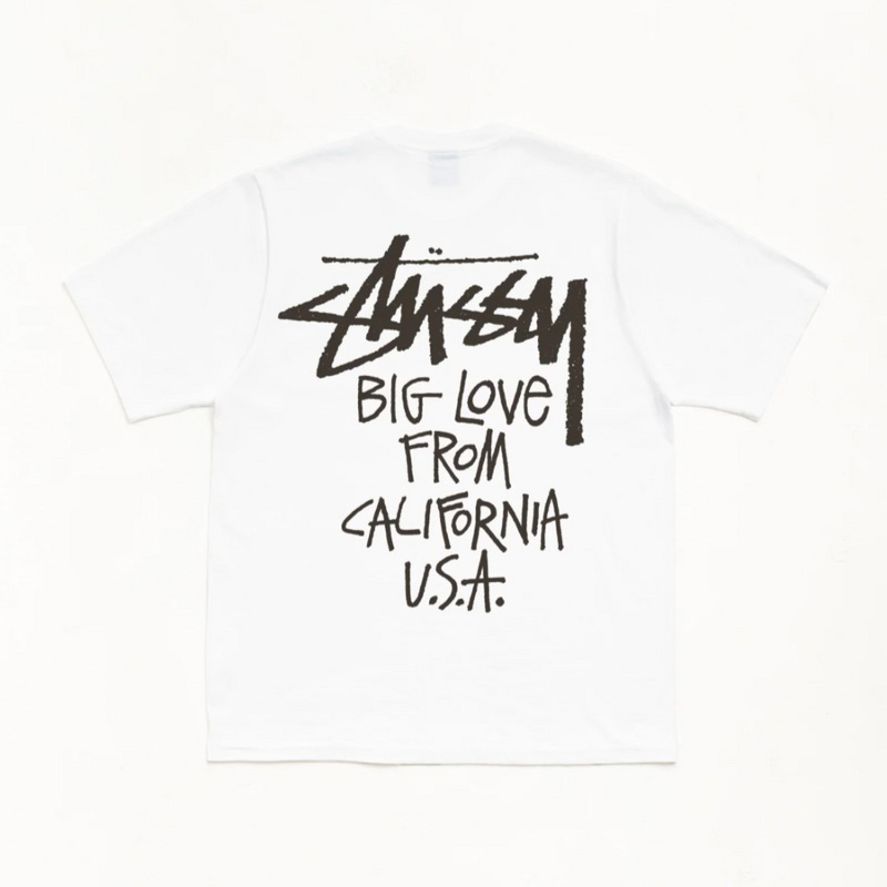 Изображение Футболка Stussy Big Love Tee 'White'