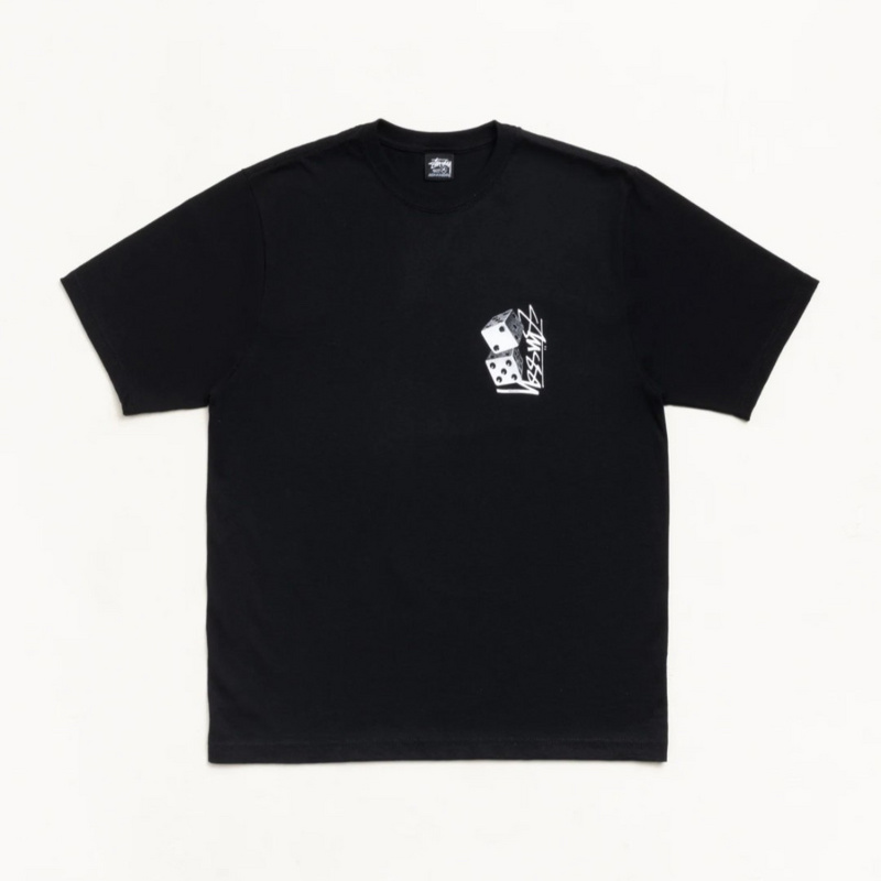 Изображение Футболка Stussy Tall Dice Tee 'Black'