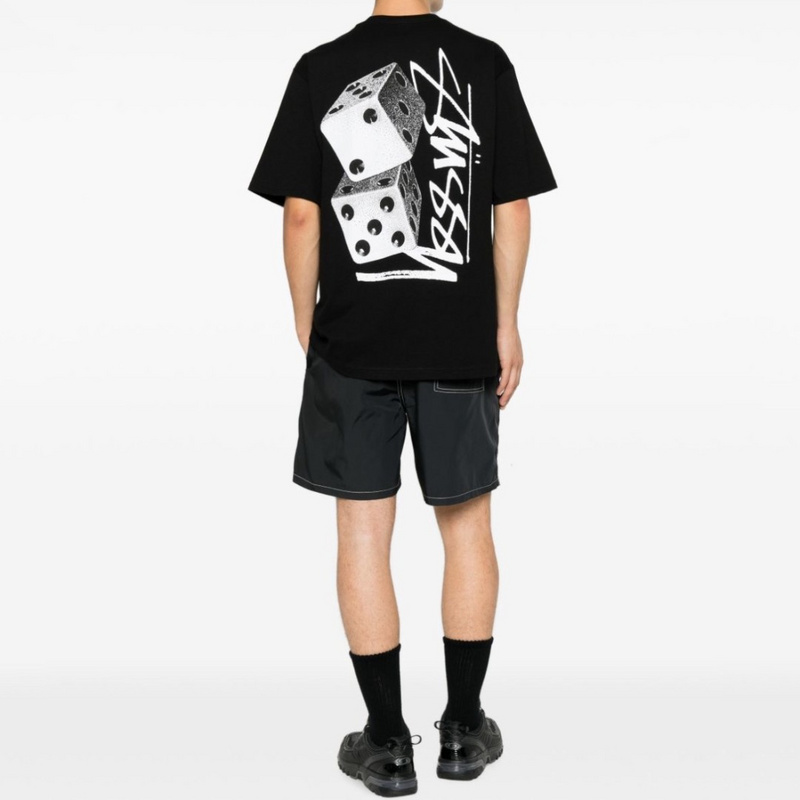 Изображение Футболка Stussy Tall Dice Tee 'Black'