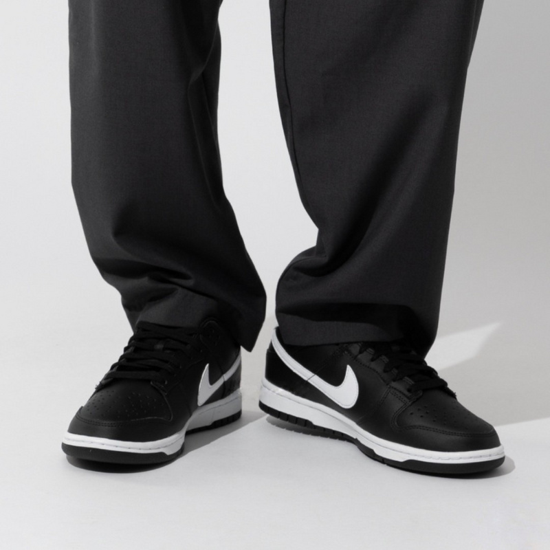 Изображение Nike Dunk Low Retro 'Black White'